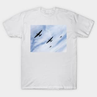 RAF Lancasters and Spitfires T-Shirt